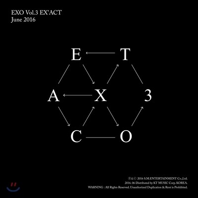 엑소 (EXO) 3집 - EX'ACT [Chinese Ver.]