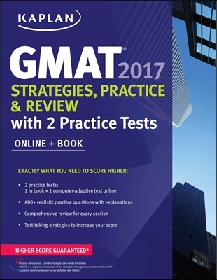 GMAT 2017 Strategies, Practice, and Review With 2 Practice Tests