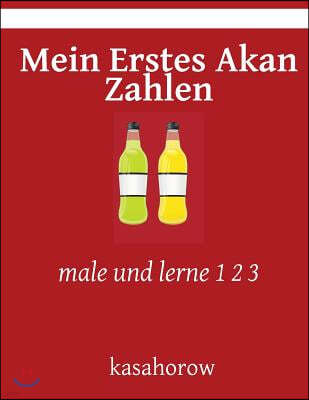 Mein Erstes Akan Zahlen: male und lerne 1 2 3