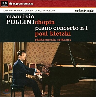 Maurizio Pollini, Philharmonia Orchestra, Frederic Chopin, Paul Kletzki — Maurizio Pollini / Paul Kletzki 쇼팽: 피아노 협주곡 1번 (Chopin: Piano Concerto No.1) 앨범 커버
