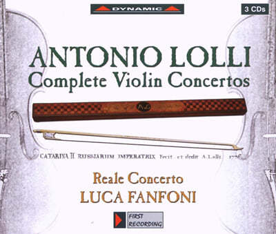 Luca Fanfoni Ͽ Ѹ: ̿ø ְ  (Antonio Lolli: Complete Violin Concertos) 