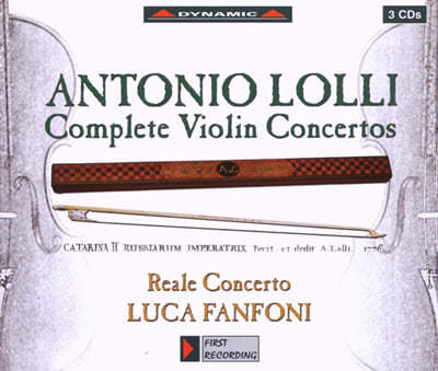 Luca Fanfoni 안토니오 롤리: 바이올린 협주곡 전집 (Antonio Lolli: Complete Violin Concertos) 