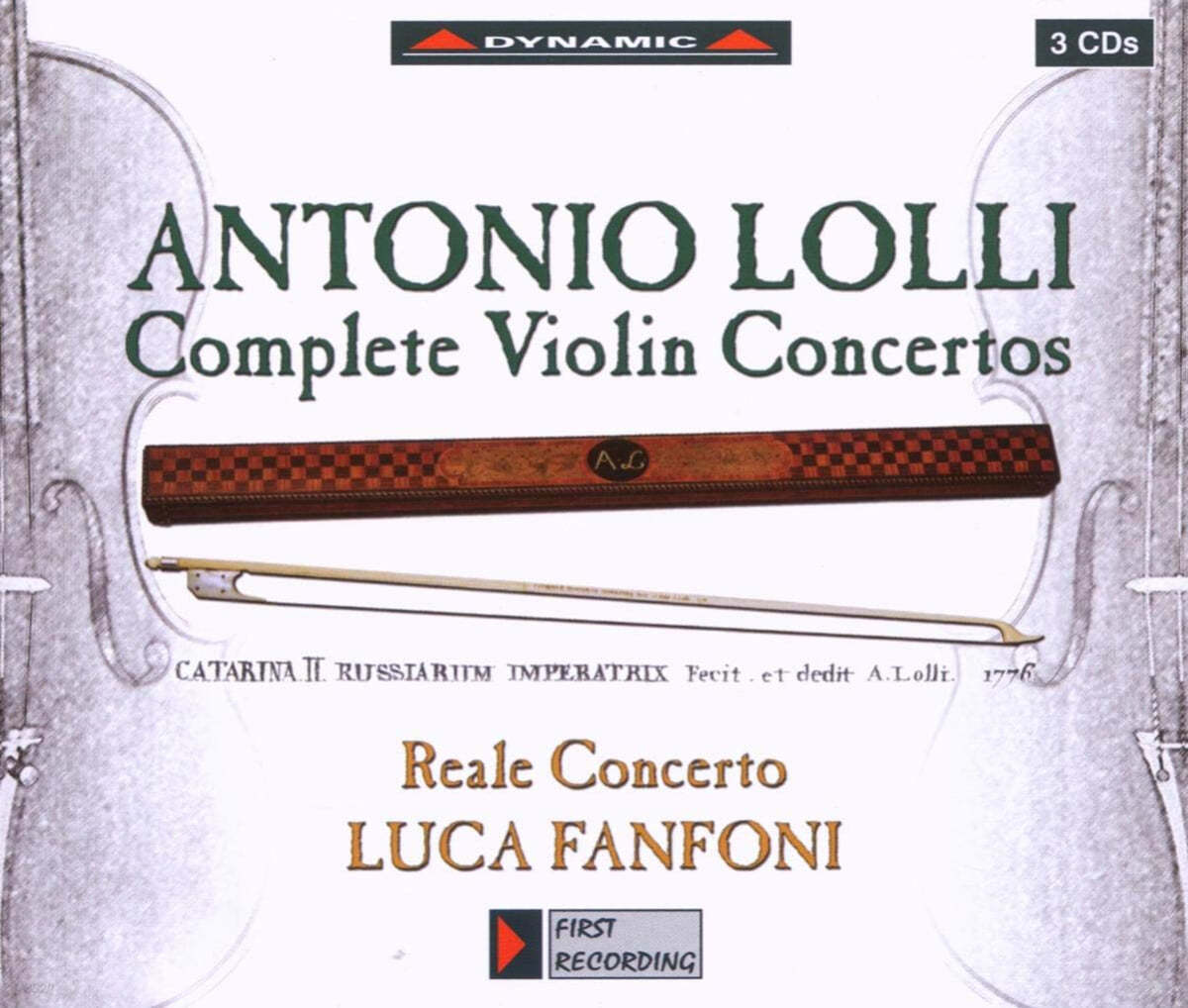 Luca Fanfoni 안토니오 롤리: 바이올린 협주곡 전집 (Antonio Lolli: Complete Violin Concertos) 