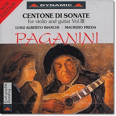 Luigi Alberto Bianchi 파가니니: 바이올린과 기타를 위한 소나타 3집 (Paganini: Centone di Sonate for Violin And Guitar Vol.III)
