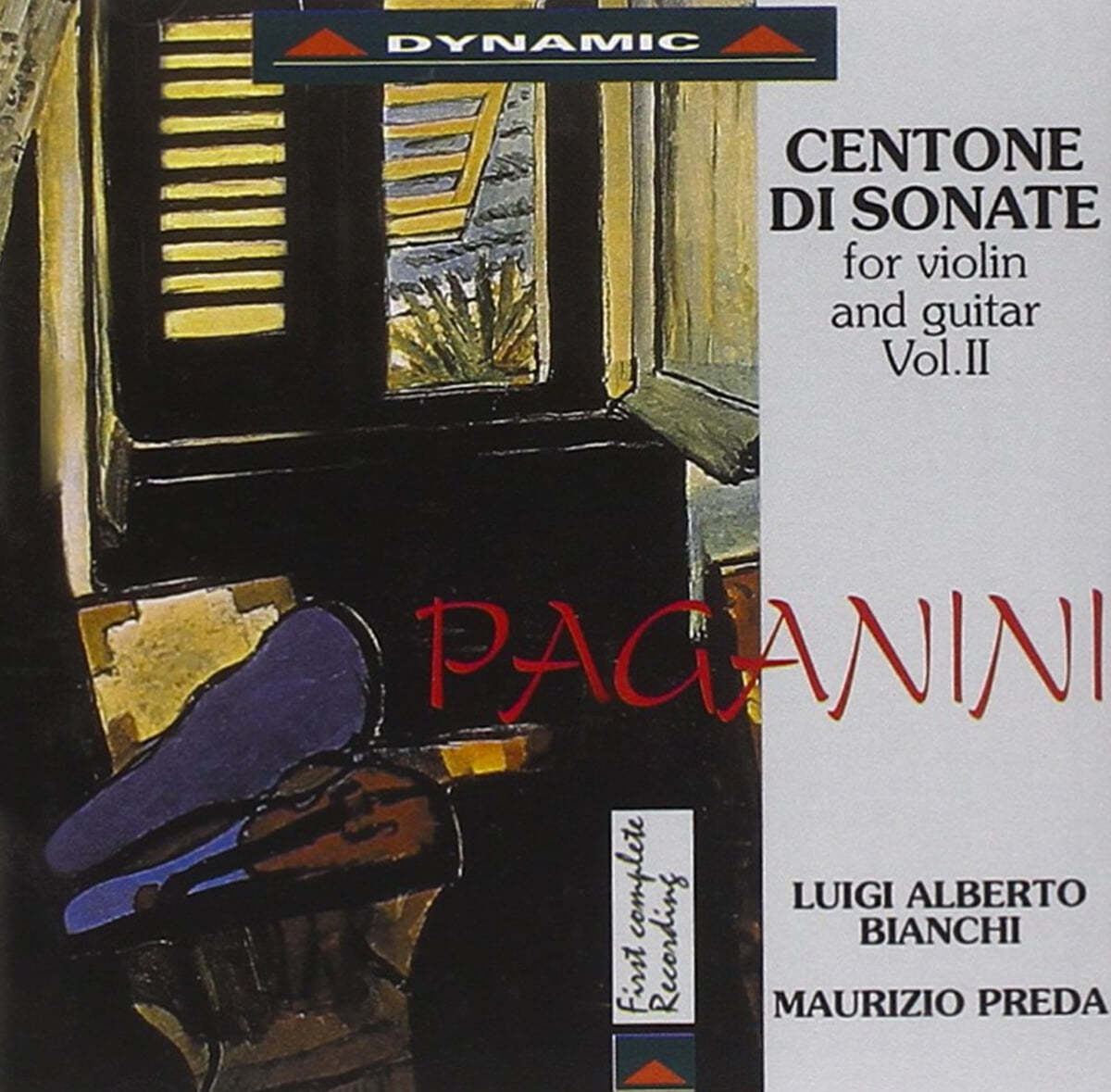 Luigi Alberto Bianchi 파가니니: 바이올린과 기타를 위한 소나타 2집 (Paganini: Centone di Sonate for violin and guitar)