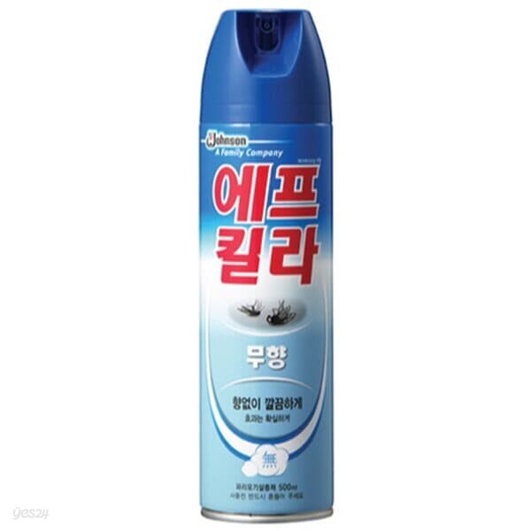 [에프킬라] 에어졸 스프레이 무향 500ml