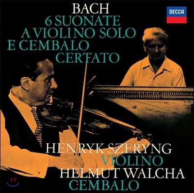 Henryk Szeryng / Helmut Walcha 헨릭 셰링 & 헬무트 발햐 - 바흐: 바이올린과 하프시코드를 위한 6개의 소나타 (J.S. Bach: 6 Sonatas for Violin & Harpsichord BWV1014-1019)