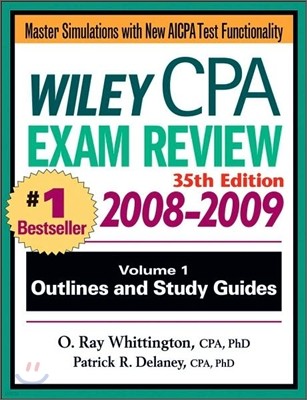 Wiley CPA Exam Review, 2008-2009 : Outlines and Study Guides #1