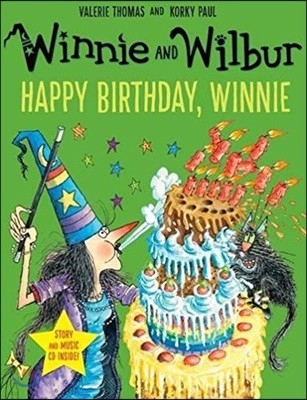 Winnie and Wilbur: Happy Birthday, Winnie with audio CD