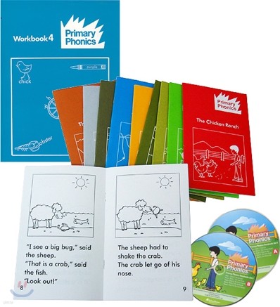 Primary Phonics 4 Set (Book+Workbook+Audio CD)