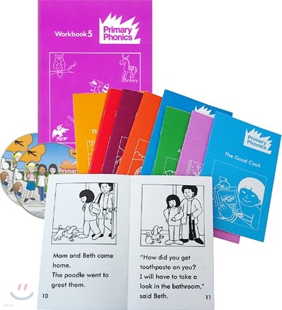 Primary Phonics 5 Set (Book+Workbook+Audio CD)