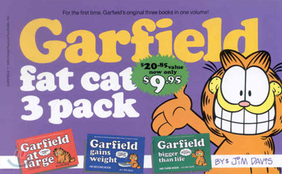 Garfield Fat Cat 3 Pack (At Large/Gains Weight/Bigger Than Life)