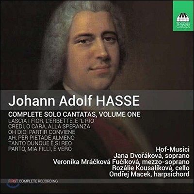 Hof-Musici 요한 아돌프 하세: 솔로 칸타타 전곡 1집 - 실내용 솔로 소나타 (Johann Adolf Hasse: Complete Solo Cantatas Vol.1) 호프 무지치