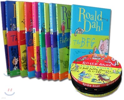 Roald Dahl Best 10 Copy + 10 Audio Books on 27 CDs