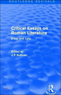 Critical Essays on Roman Literature