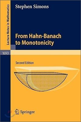 From Hahn-Banach to Monotonicity