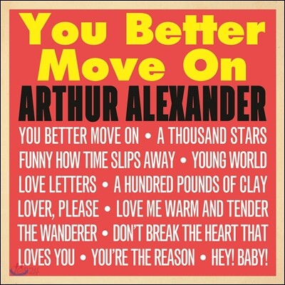 Arthur Alexander (아서 알렉산더) - You Better Move On [LP]