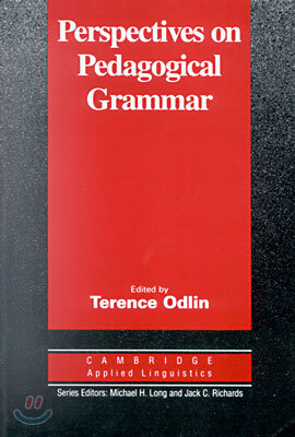 Perspectives on Pedagogical Grammar