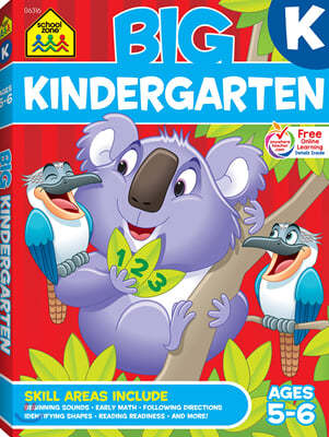 School Zone Big Kindergarten Workbook