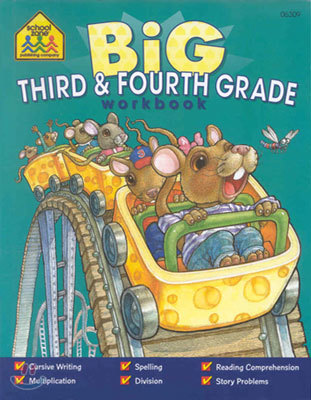 (School Zone!) Big 3rd & 4th Grade Workbook (Paperback)