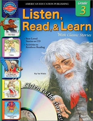 Listen, Read, and Learn With Classic Stories, Grade 3 (Book+CD)