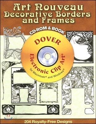 "Art Nouveau" Decorative Borders and Frames