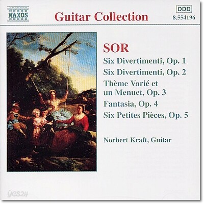 Norbert Kraft 페르난도 소르: 6 디베르티멘토 (Fernando Sor: Six Divertimenti Op.1, 2)