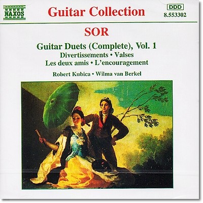 Robert Kubica / Wilma van Berkel 소르: 기타 듀엣 1집 (Fernando Sor: Guitar Duets Vol. 1) 