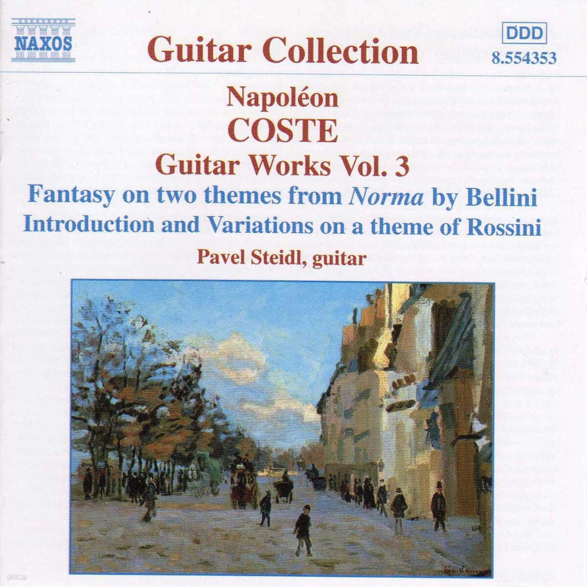 Pavel Steidl 나폴레옹 코스테: 기타 작품집 3집 (Napoleon Coste: Guitar Works Vol. 3) 