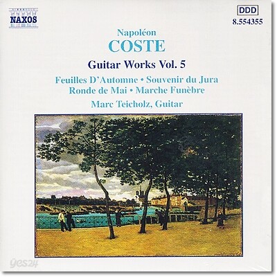 Marc Teicholz 나폴레옹 코스테: 기타 작품집 5집 (Napoleon Coste: Guitar Works Vol. 5)