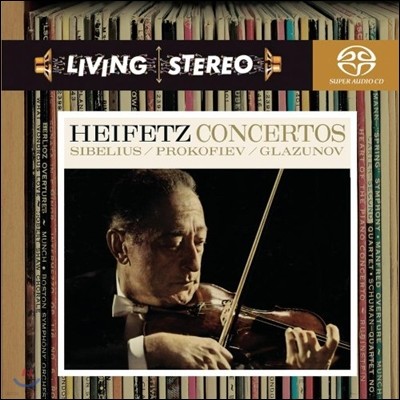 Jascha Heifetz ߻  ̿ø ְ - ú콺 / ۶ֳ / ǿ (Sibelius / Prokofiev / Glazunov: Violin Concertos) 