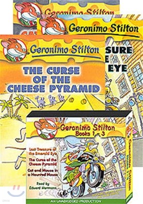 Geronimo Stilton #1 - #3 Ʈ (Book + CD)