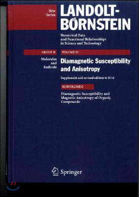 Diamagnetic Susceptibility and Anisotropy of Organic Compounds