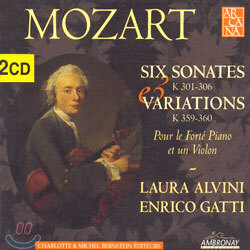 Enrico Gatti 모차르트: 소나타와 변주곡 (Mozart : Six Sonates & Variations K 301-306 & 359-360)