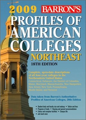 Barron's Profiles of American Colleges Northeast 2009
