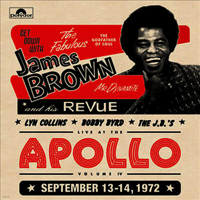 James Brown & the Revue — Live At The Apollo 1972 앨범 커버