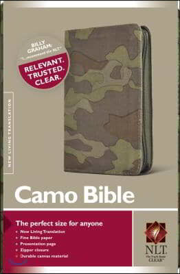 Camo Bible-NLT-Zipper