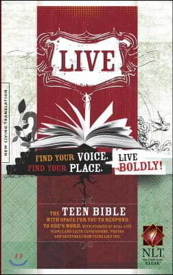 Live Bible-NLT [With Stickers and Poster]