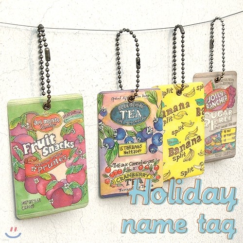 holiday name tag