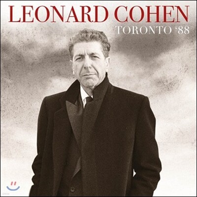 Leonard Cohen — Toronto '88 (1988년 캐나다 토론토 Massey Hall 라이브) 앨범 커버