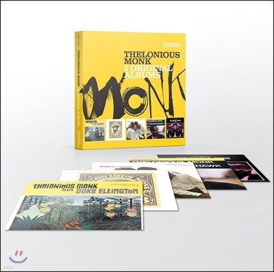 Thelonious Monk (δϾ ũ) - 5 Original Albums [With Full Original Artwork] (5CD  ٹ ڽ Ʈ)