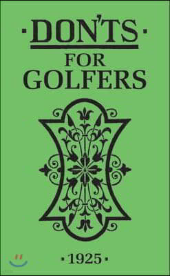 Don'ts for Golfers