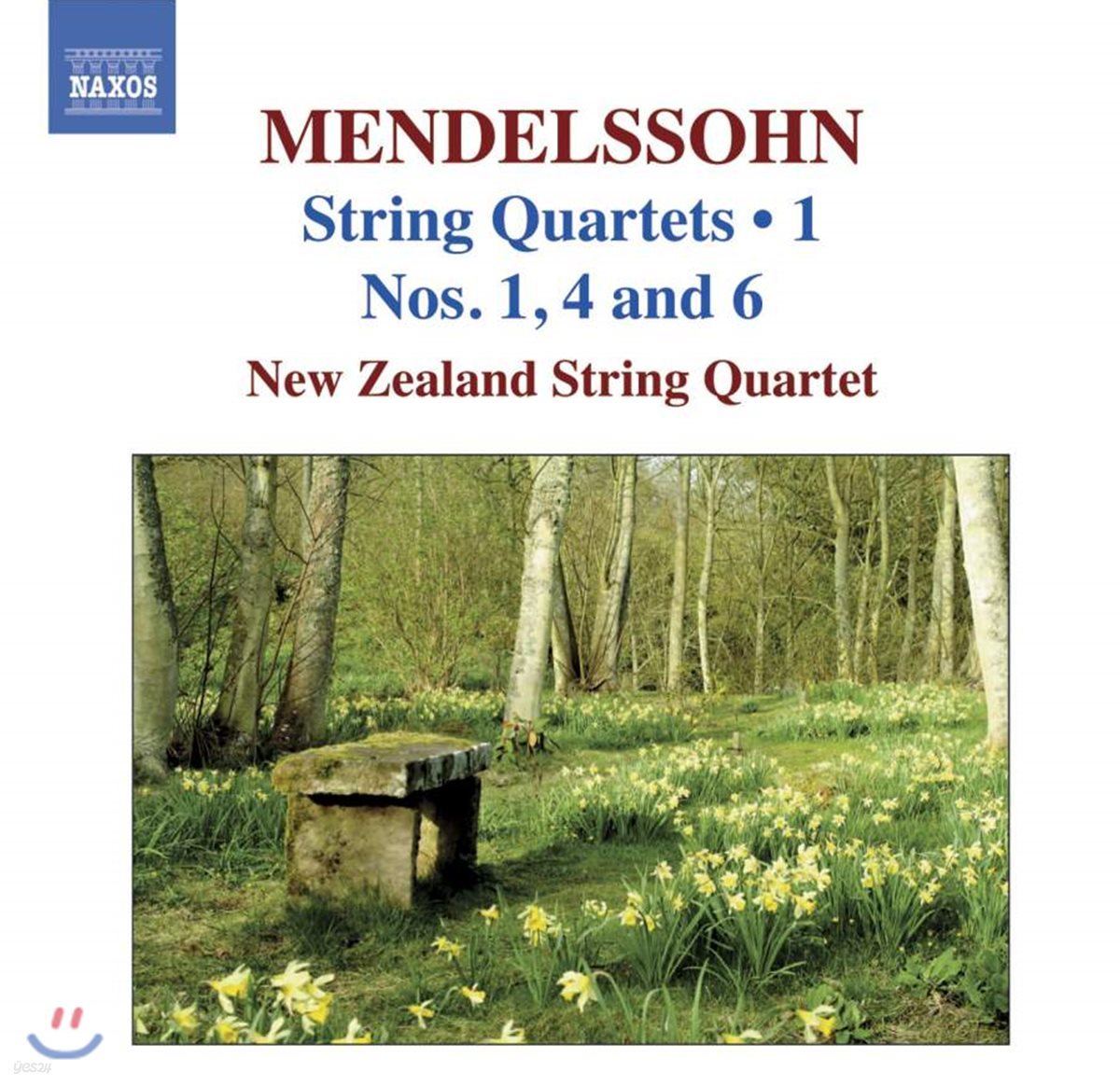 New Zealand String Quartet 멘델스존 : 현악 사중주 1,4,6번