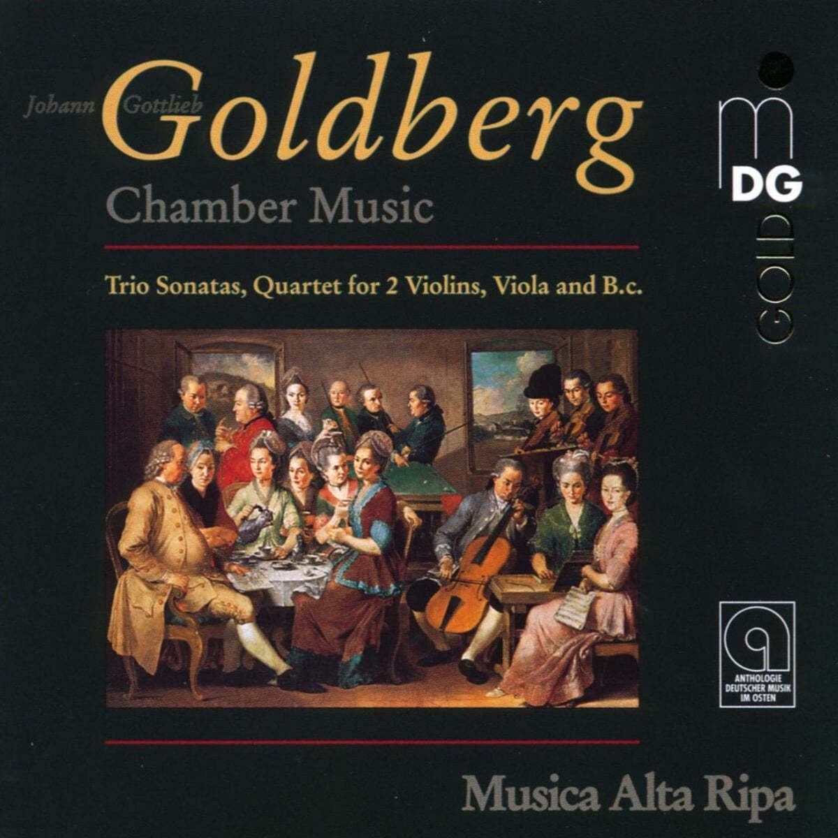 Musica Alta Ripa 골드베르크: 실내악과 건반작품집 (Johann Gottlieb Goldberg: Chamber Music) 