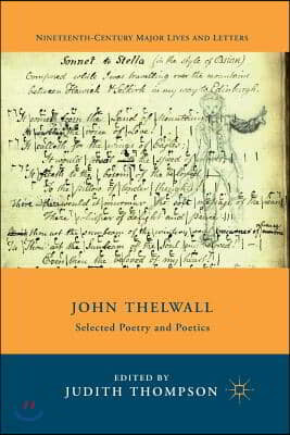 John Thelwall: Selected Poetry and Poetics