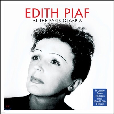 Edith Piaf — At The Paris Olympia (1958, 61, 62년 파리 올림피아 콘서트) 앨범 커버