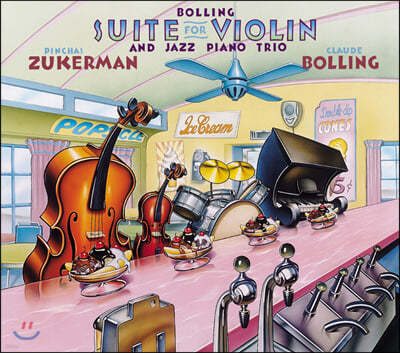 Claude Bolling / Pinchas Zukerman (Ŭε  / Ŀ Ŀ) - Suite For Violin And Jazz Piano Trio