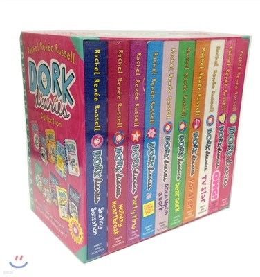 도크 다이어리 10권 박스 세트 (영국판) : Dork Diaries 10 Books Slipcase Edition