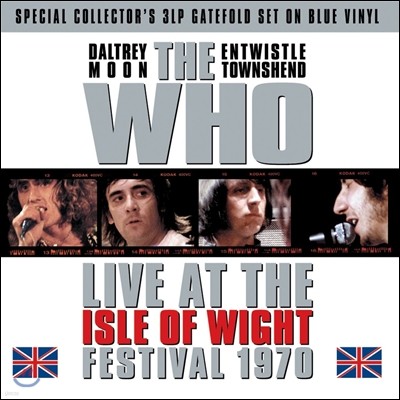 The Who ( ) - Live At The Isle Of Wight Festival 1970 (  Ʈ 佺Ƽ ̺) [Blue Vinyl 3LP]