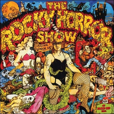 Tim Curry, Little Nell, Richard O'Brien, Jim Sharman — 뮤지컬 '록키 호러 쇼' 사운드트랙 - 오리지널 런던 캐스트 레코딩 (The Rocky Horror Show OST - Original London Cast) 앨범 커버